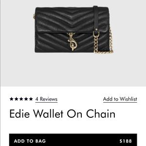 NWT Rebecca Minkoff Chain on Wallet